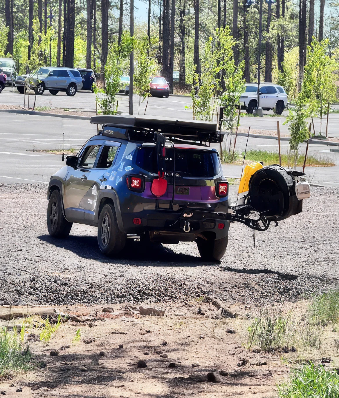 Dan Beardly and his Jeep Renegade