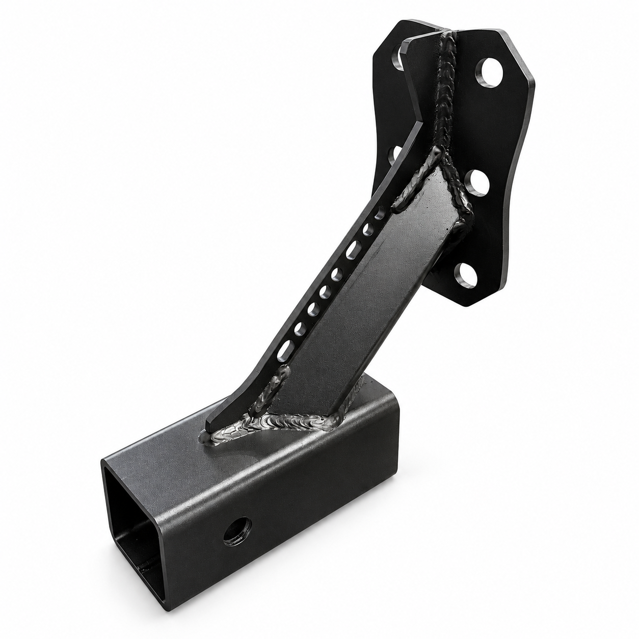 TrailSwing Accessory Hitch on white background — side angle